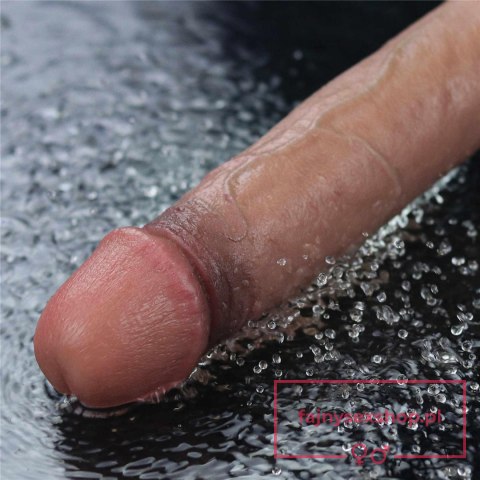 9" REAL SOFTEE Rechargeable Silicone Vibrating Dildo 9" REAL SOFTEE Rechargeable Silicone Vibrating Dildo