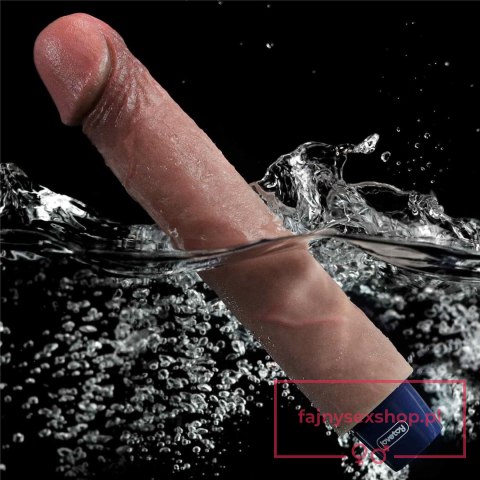 9" REAL SOFTEE Rechargeable Silicone Vibrating Dildo 9" REAL SOFTEE Rechargeable Silicone Vibrating Dildo