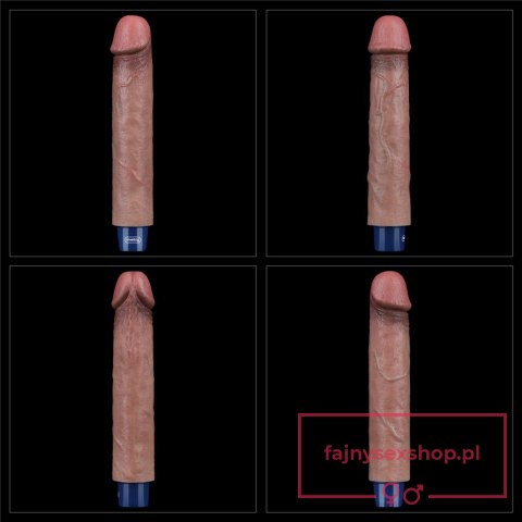 9" REAL SOFTEE Rechargeable Silicone Vibrating Dildo 9" REAL SOFTEE Rechargeable Silicone Vibrating Dildo