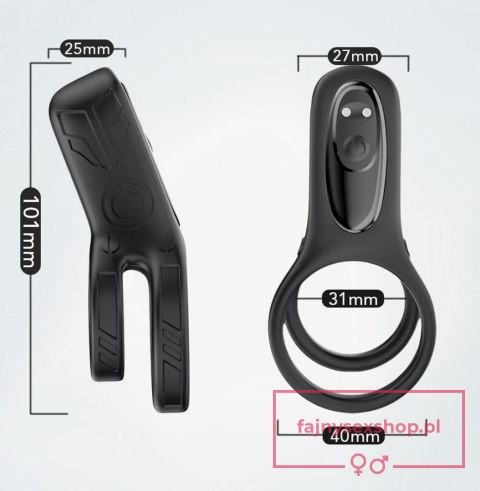 Mechao Black, 9 vibration functions Mechao Black, 9 vibration functions