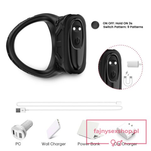 Mechay Black, 9 vibration functions Mechay Black, 9 vibration functions