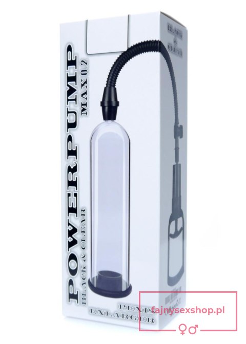 Pompka-Powerpump MAX 0.2 - Black&Clear Pompka-Powerpump MAX 0.2 - Black&Clear