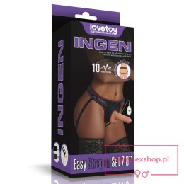 Vibrating Easy Strapon Set 7.0''