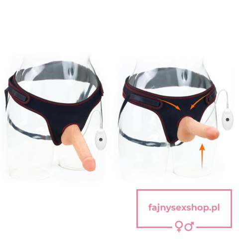 Vibrating Easy Strapon Set 7.0'' Vibrating Easy Strapon Set 7.0''